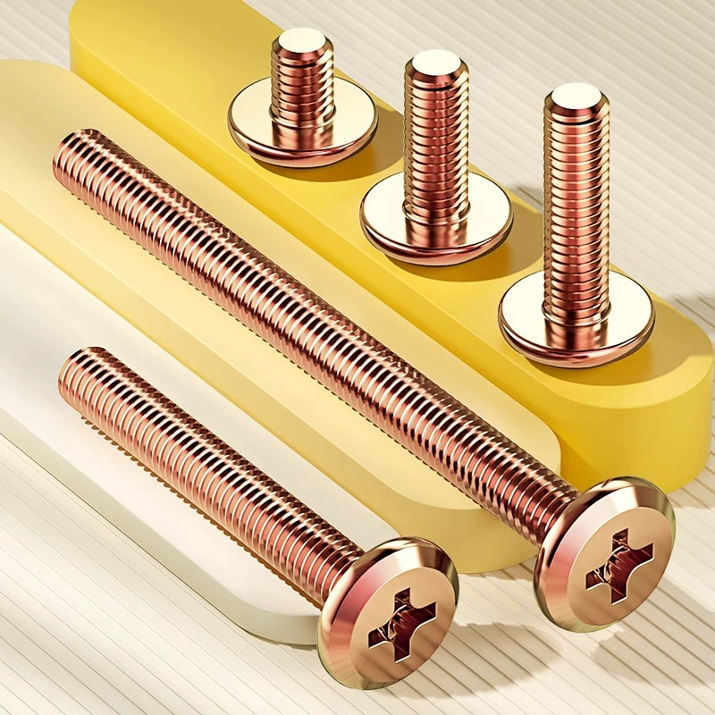 Окрашенная оцинкованная наклонная плоская головка для мебели винт для детской кроватки шинный болт для кровати болт для шкафа M6M8