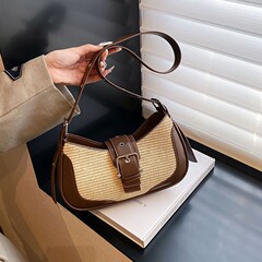韓國小眾高級腋下包甜辣風女生質感法棍牛仔包ins夏季新款單肩包