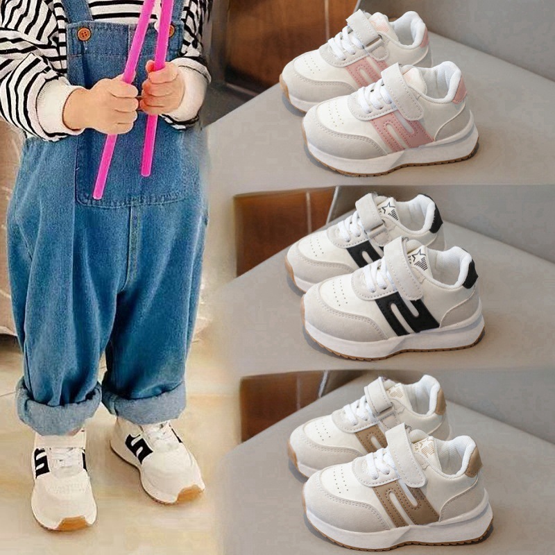 2025 primavera y otoño nuevos zapatos deportivos para niños zapatos de soltero para niñas zapatos de suela suave zapatos de bebé antideslizantes zapatos de running para niños