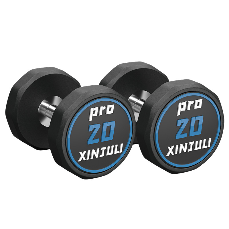 Dumbbell de acero puro para hombres de acondicionamiento físico encapsulado en el hogar hierro sólido de peso grande conjunto especial de acondicionamiento físico combinación de dumbbell