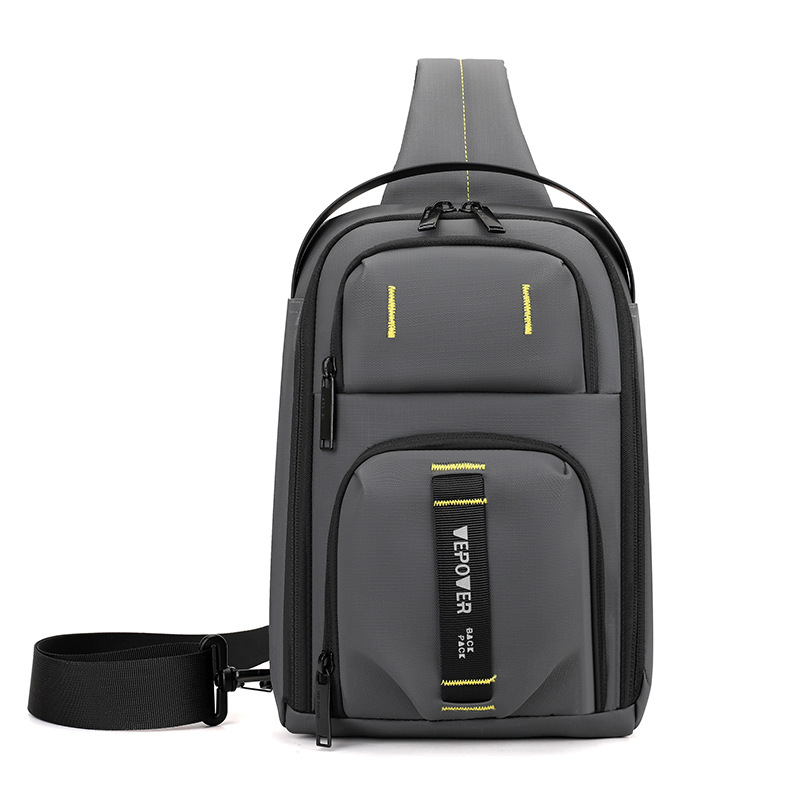 WEPOWER nuevo bolso de pecho de negocios, bolso de mensajero de cercanías, bolso de transporte de salida para hombre, bolso de pecho de viaje al aire libre
