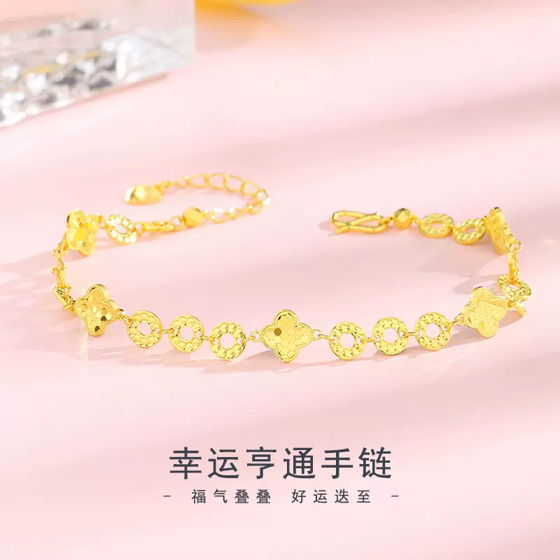 摩天轮S925纯银幸运亨通手链女时尚小众百搭高级感新中式饰品批发