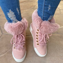 �W������Ͳ�Lë��Ƥ��ѩ��ѥŮ�羳�L���Q��a�ӽq�Ӻ�ѥ��Temu