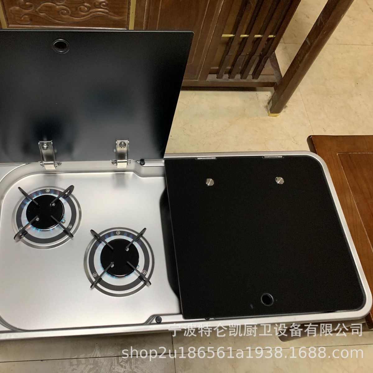 Los fabricantes de fregaderos para vehículos recreativos suministran estufas de gas con tapas, accesorios de hardware para fregaderos con tapas, estufas de gas sin tapas