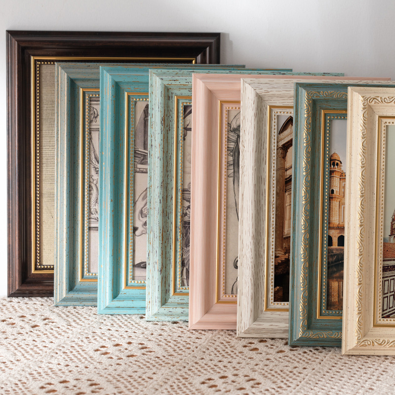 Wedding dress photo frame wall retro European black legacy table 8 inch A4 creative picture frame 6 inch photo frame wholesale Wedding dress photo frame wall retro European black legacy table 8 inch A4 creative picture frame 6 inch photo frame wholesale