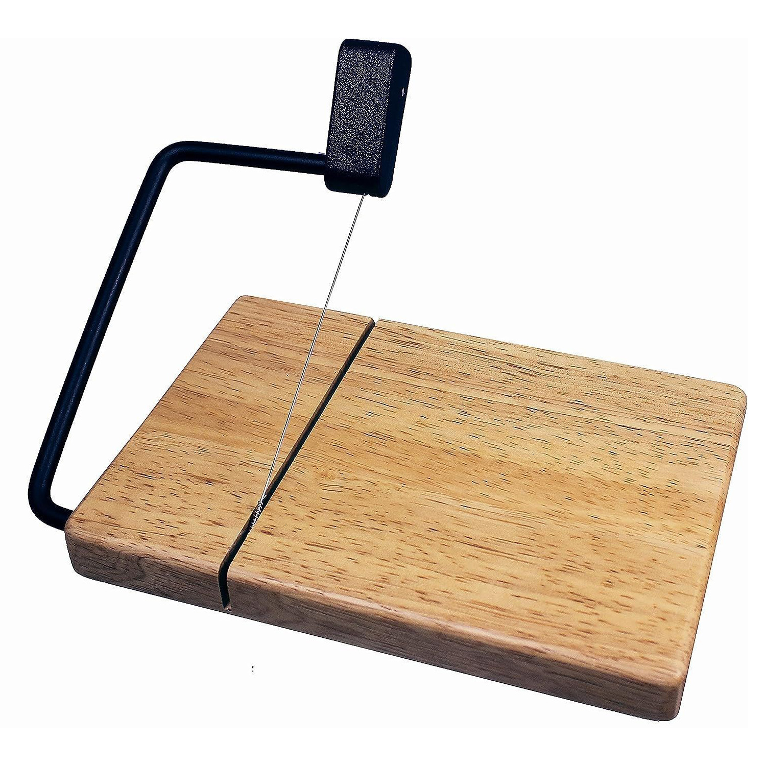 Cortador de queso de acero inoxidable, rebanador con base y cuchillo para jamón, herramienta profesional de cocina