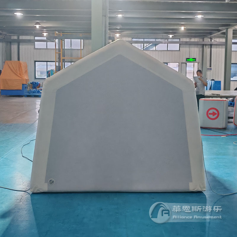 Inflatable tent made of woven fabric, suitable for self-driving camping, emergency rescue, and vehicle-mounted use, no steel frame required