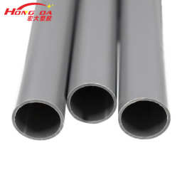 灰色pvc拉管 环保小pvc管 挤塑硬空心管 pvc塑胶硬管排水管