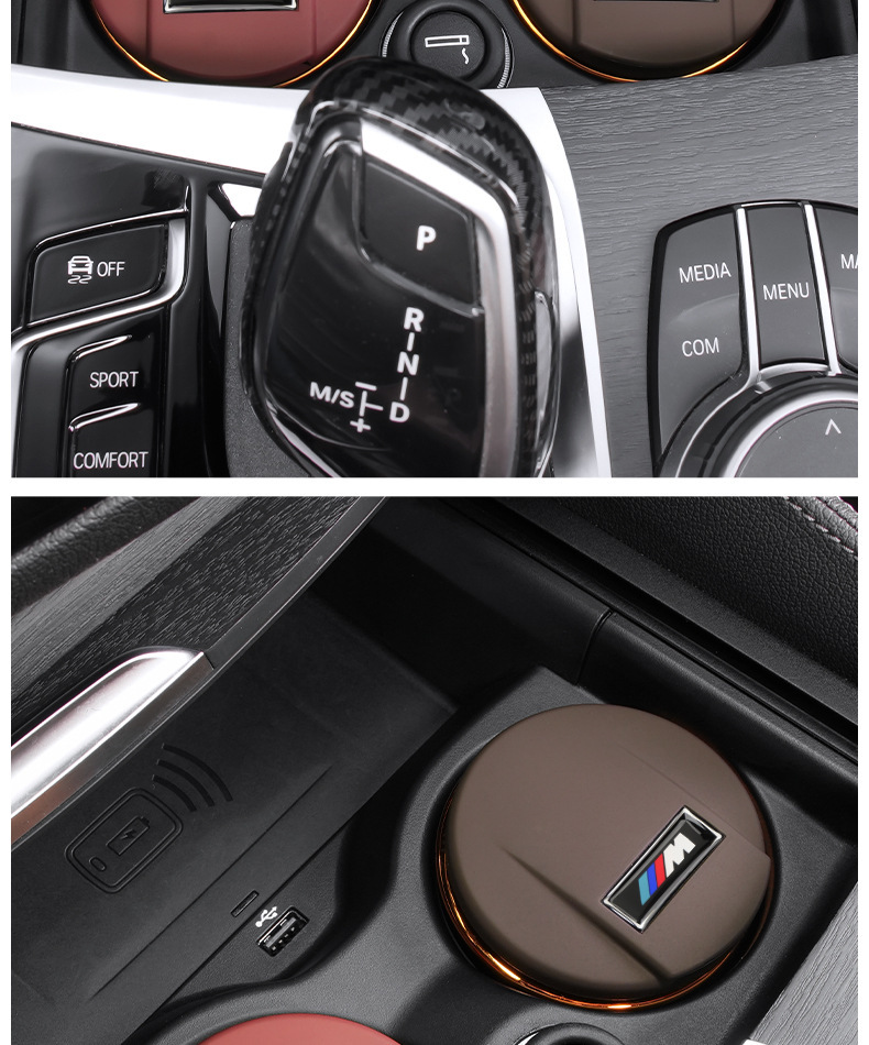 Suitable for Bmw Car Ashtray New 5 Series 3 Series 7 Series X1X2X3X5X7 Creative Interior Supplies with Cover and Light