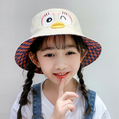 Korean Contrast Color Letter Children's Fisherman Hat display picture 16