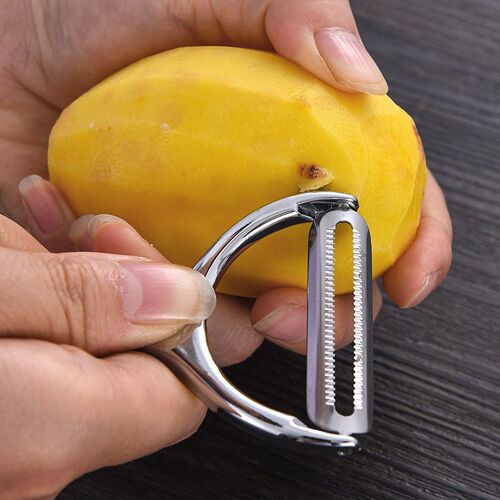 Stainless steel fruit peeling knife kitchen peeler household potato and fruit peeling knife melon peeling knife