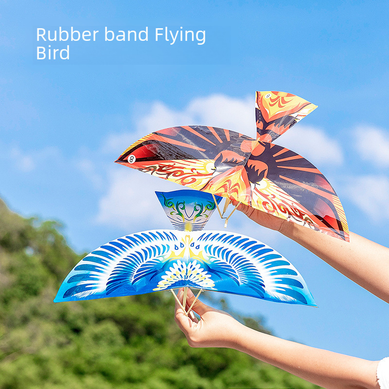 Douyin same children's flying bird toy toy Luban Bird Large rubber…