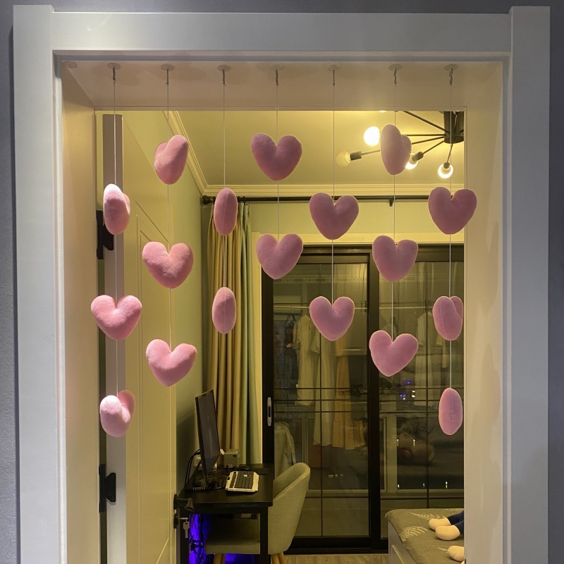 핑크러브 샹친 동형 도어커튼 [7줄 18개]