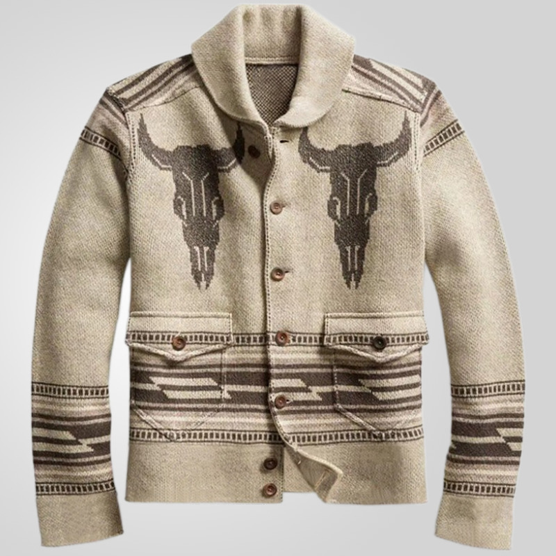 Neue Herbst männer Strickjacke Pullover Einreiher Taschen Jacquard Gestrickte Strickjacken Männer Dünne Strickjacke Mantel Männlich Pullover Jacke_voghion.com