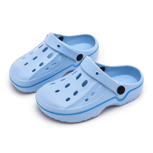 Qida Shun New Children's Hole Shoes Summer Rafting Unisex Parent-Child Garden Shoes Indoor and Outdoor Slippers 30-45 Size
