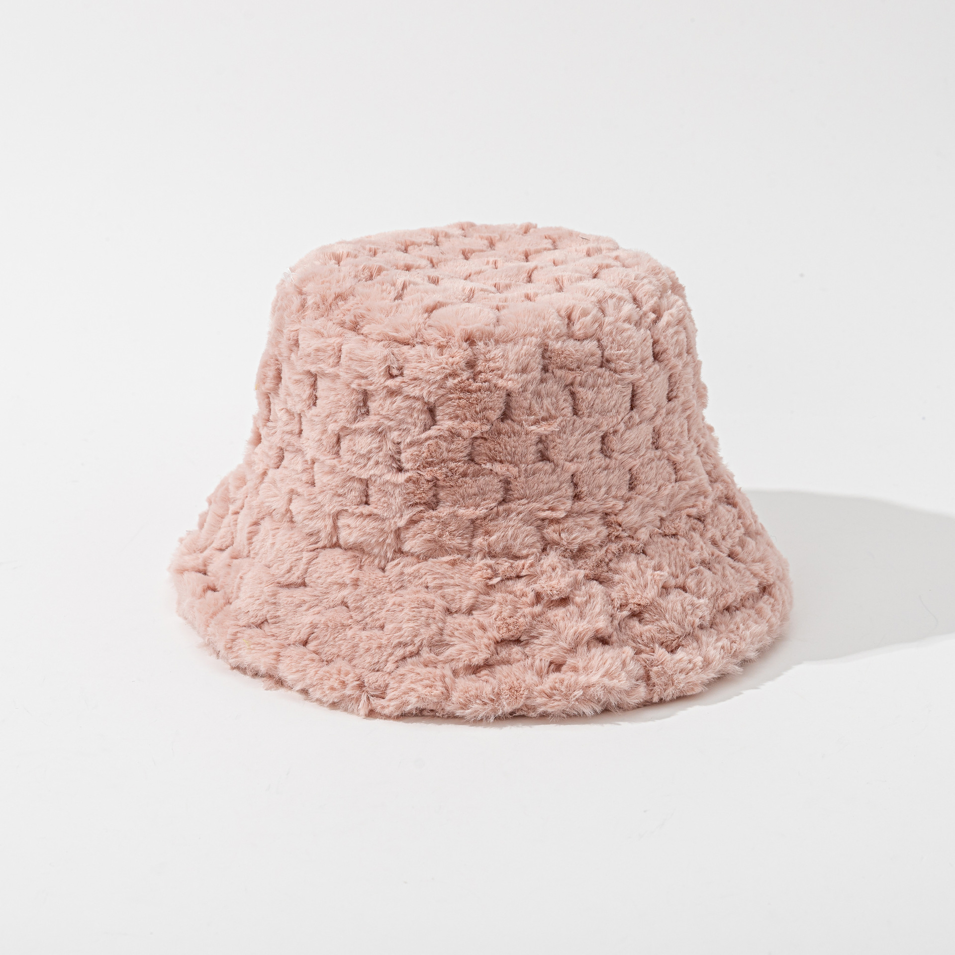 Solid Color Pattern Winter Season Women's Gender Women's Simple Style Solid Color Big Eaves Bucket Hat
