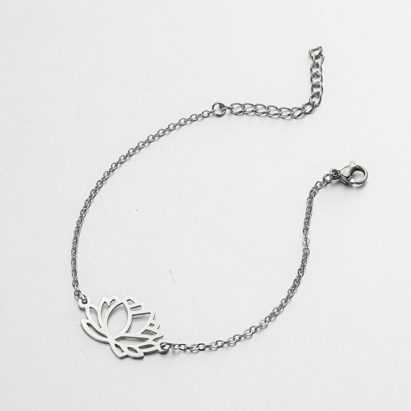 201 Stainless Steel Pendant Material PVD Coated 18K Gold Real Gold Plated Leaf Star 201 Stainless Steel Fashion Waterproof Non Tarnish 201 Stainless Steel Bracelets