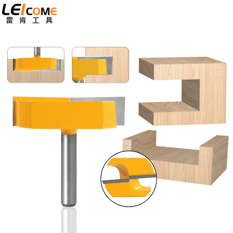 雷肯清底刀8柄12柄1/2柄大直径开槽刀刮底刀平底刀木工铣刀刀具