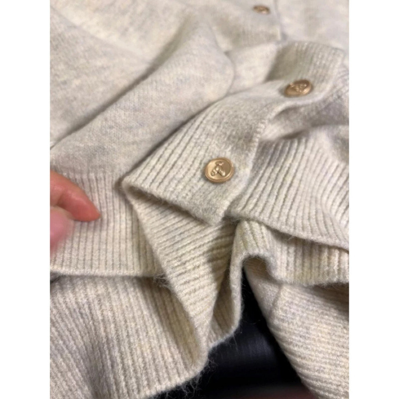 Knitted autumn sweater