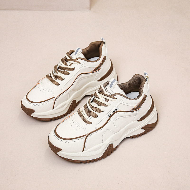 Lady Athletic Shoes Tennis Shoes Sneakers Canvas Rubber Sole Slip Resistant Versatile Lightweight Footwear_voghion.com