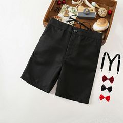 Children's trousers, black shorts, factory direct sales, boys' summer shorts, black shorts for children and middle-aged children, performance shorts