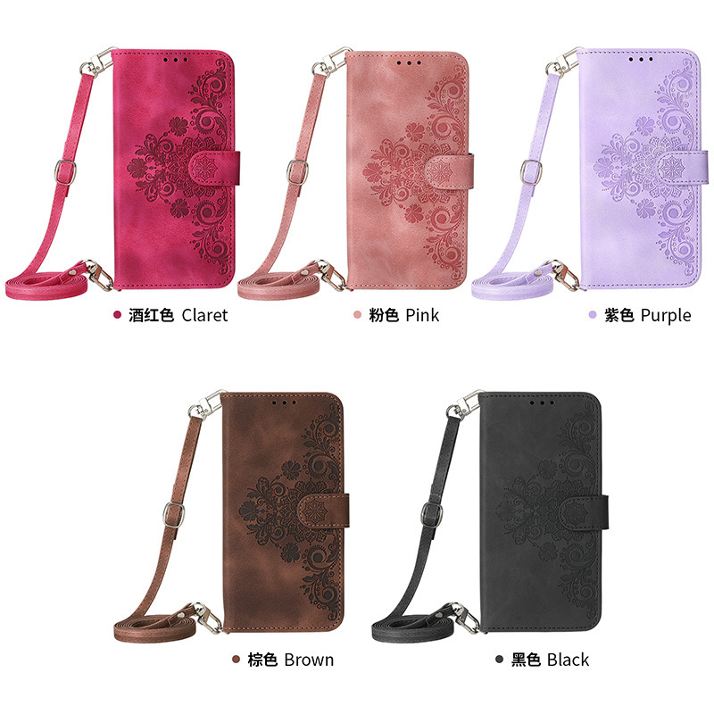 Flip Phone Case Suitable for Samsung A55 iPhone 16 Mobile Phone Leather Case Wallet Multi-Function All-Inclusive Card Xiaomi