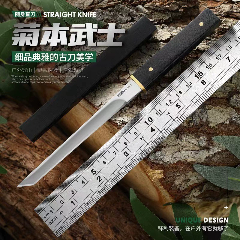 Travel handheld pocket knife, sharp wooden box, gift box