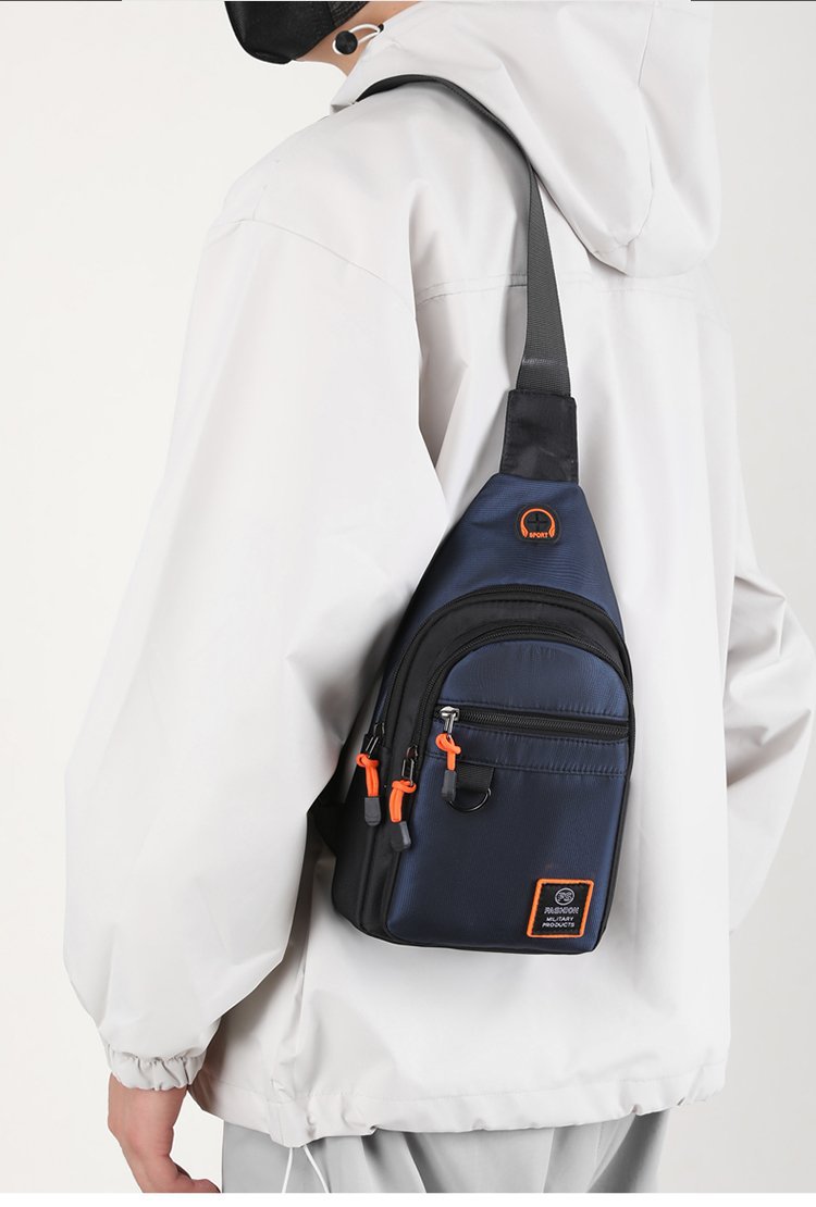 Men's travel and casual chest bags, outdoor sports crossbody bags, direct sales from the manufacturer, water-resistant high-quality single-shoulder bags undefined