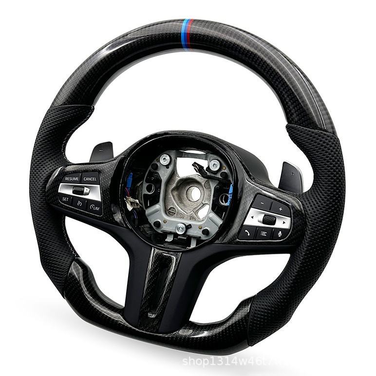 The Steering Wheel Is Suitable for Bmw 340I F11 F02 F12 G82 F06 540I M4 Carbon Fiber Sports Model