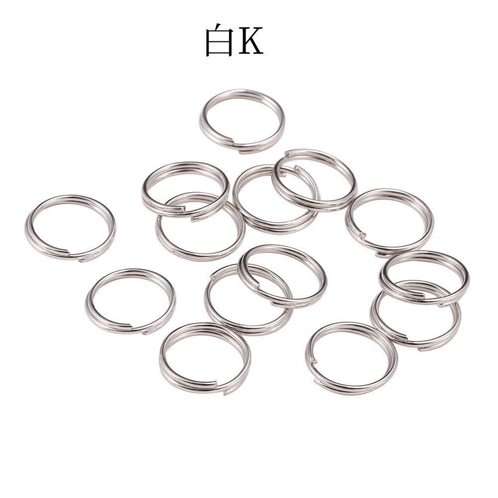 Cross-border metal hierro doble anillo de conexión anillo hecho a mano DIY producción pendientes pulsera collar material Accesorios image 8
