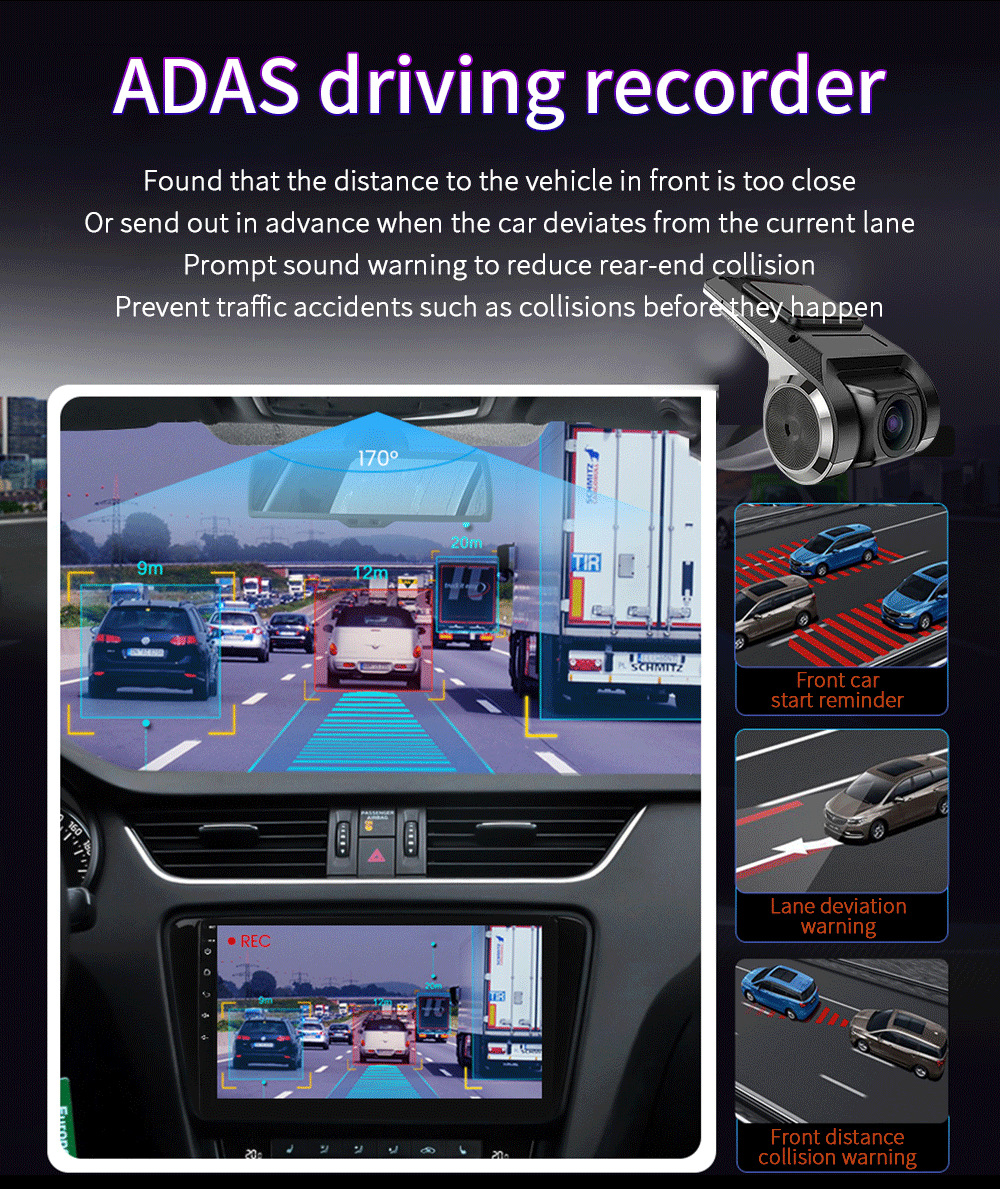 Cross-border applicable Lada Granta 2018-2019 car multimedia Bluetooth rear view Carplay navigation
