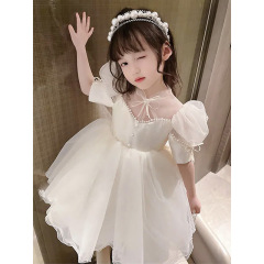 Princess Dress 2023 New Spring Children's Zhuozhou Formal Dress for Girls Baby First Birthday Party Dress