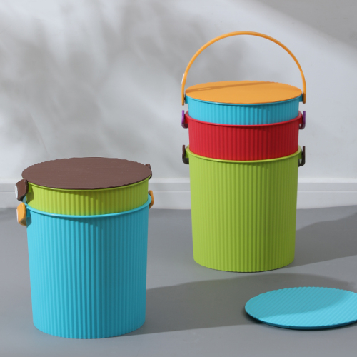 Wholesale water bucket with lid, thick handle fishing bucket, potty chair, plastic bucket, laundry bucket, shower stool, kindergarten set