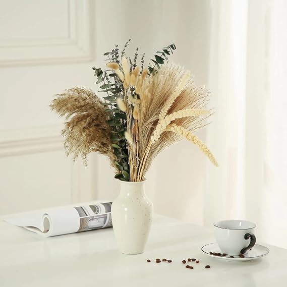 Ramo de caña de flores secas de Amazon, batidor de hierba de cola de conejo, ramo de flores secas de Yunnan, decoración de muebles al por mayor