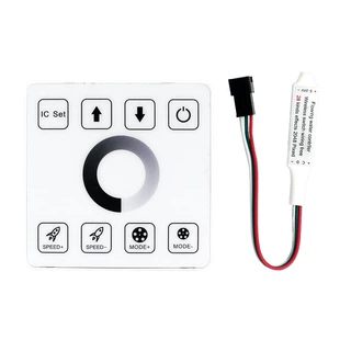 5V-24V 86 wireless touch panel RF light with flowing dimmer