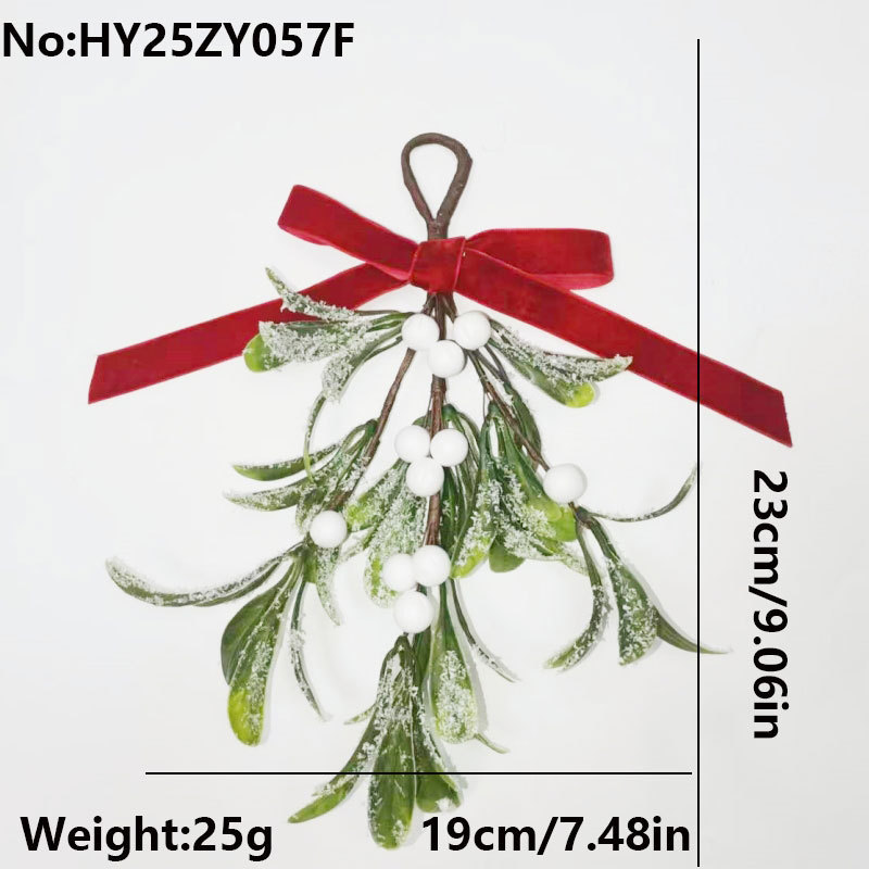 ヨーロッパとアメリカのクロスボーダークリスマスデコレーション、イチジクのハンギングオーナメントシリーズ、模擬緑の植物、ベリー、小さな花束、ソース工場|undefined