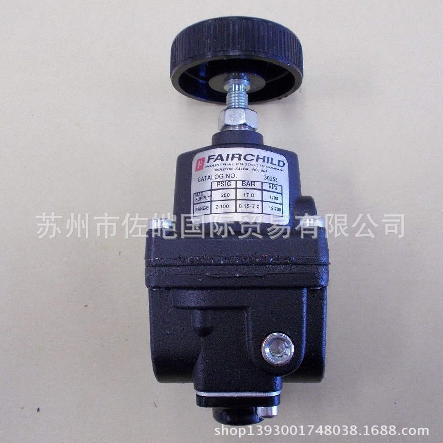 美国原装FAIRCHILD仙童品牌30253型号压力调节阀通过CE认证调压阀