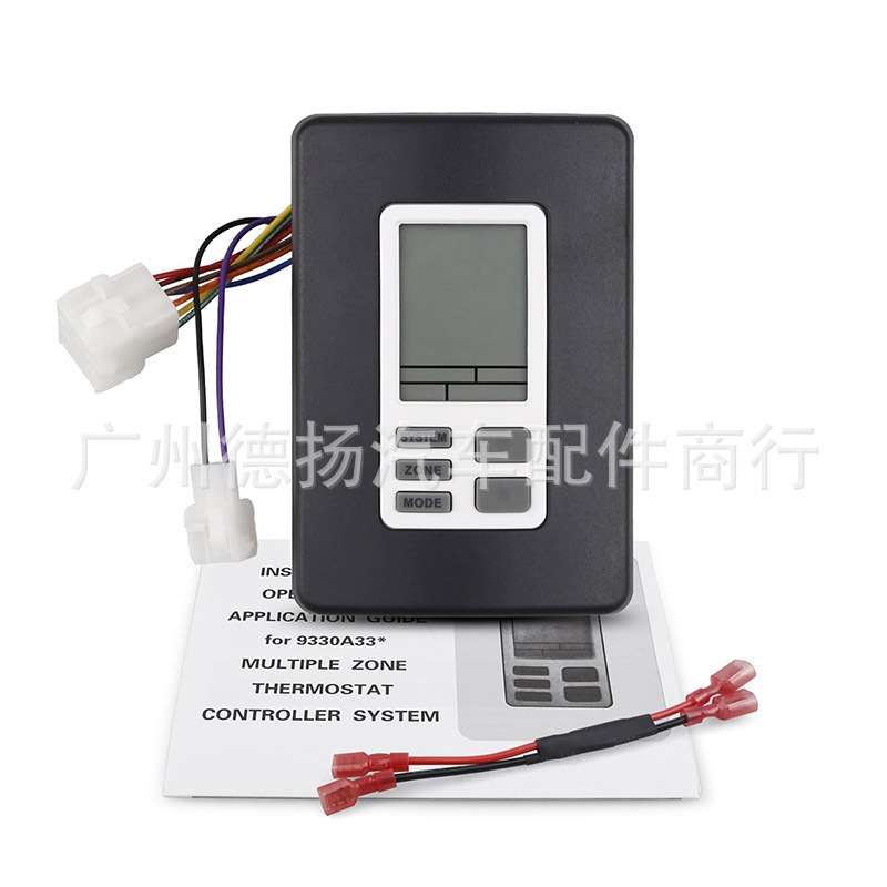 9330A3341 9 Series Digital Thermostat Coleman 12V Black Suitable for Air Conditioners and Heat Pumps