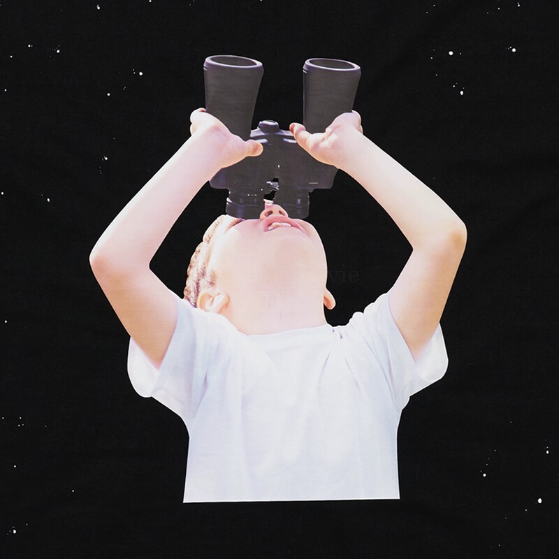 韓国トレンドブランドADLV星空リサ同風宇宙飛行士ドールフェイスドーナツ男女カップル半袖Tシャツイン|undefined