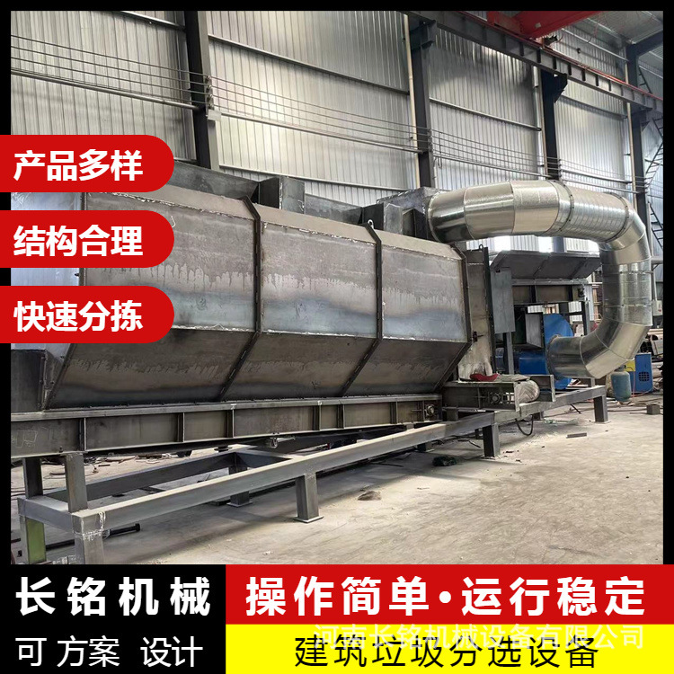 建筑垃圾处理生产线 陈腐垃圾分选处理设备 装潢垃圾处理机械