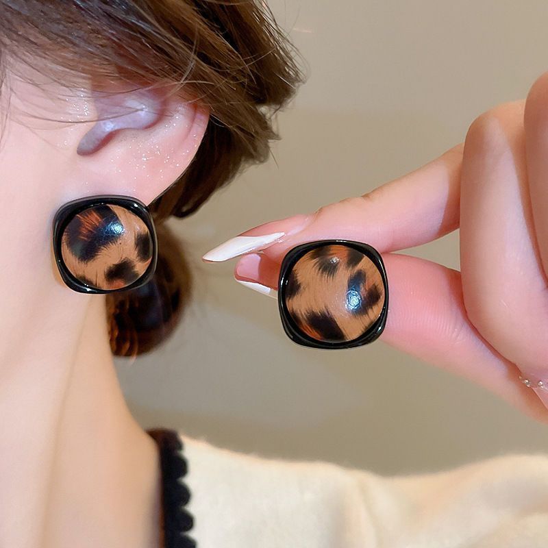 Pendientes de suministro de mercado nocturno de agujas de plata Pendientes de moda coreana en vivo Pendientes de estilo caliente Pendientes de lujo ligero Mujeres de alta gama