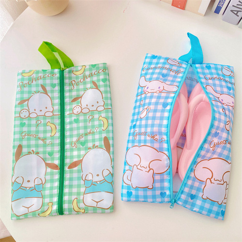Japanese Kuromi shoe storage bag shoe bag travel portable dustproof handbag luggage cute storage bag