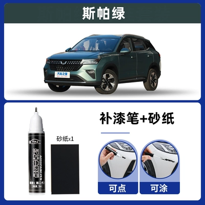 Avtomobil boya qələmləri – Xingchi touch-up paint pen, Xingchi - spa-green-single-pen-sandpaper