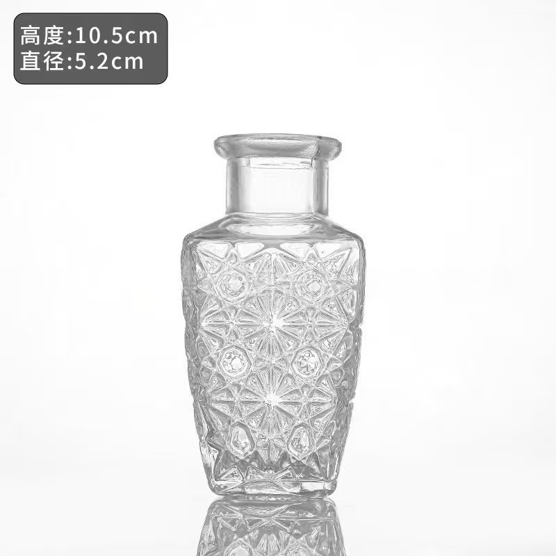 Juego de jarrones pequeños populares de Amazon, jarrones de estilo europeo para arreglos florales, decoración de alta gama para sala de estar y cocina