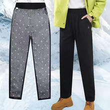 羽绒裤男士2025冬季三防户外登山冲锋保暖青年休闲直筒90白鸭绒