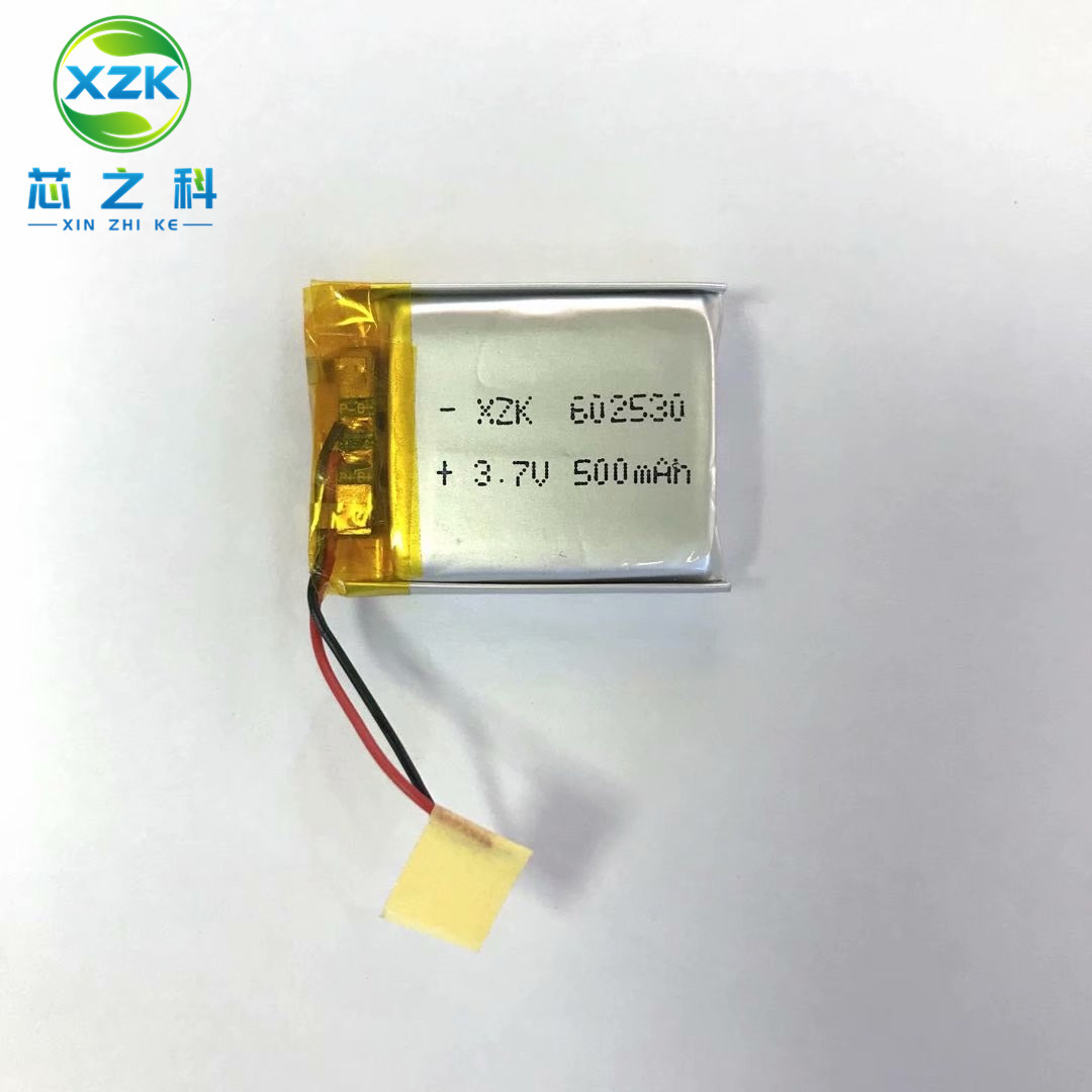 3.7V充电602530聚合物锂电池400MAH智能音箱美容仪GPS导航执法仪