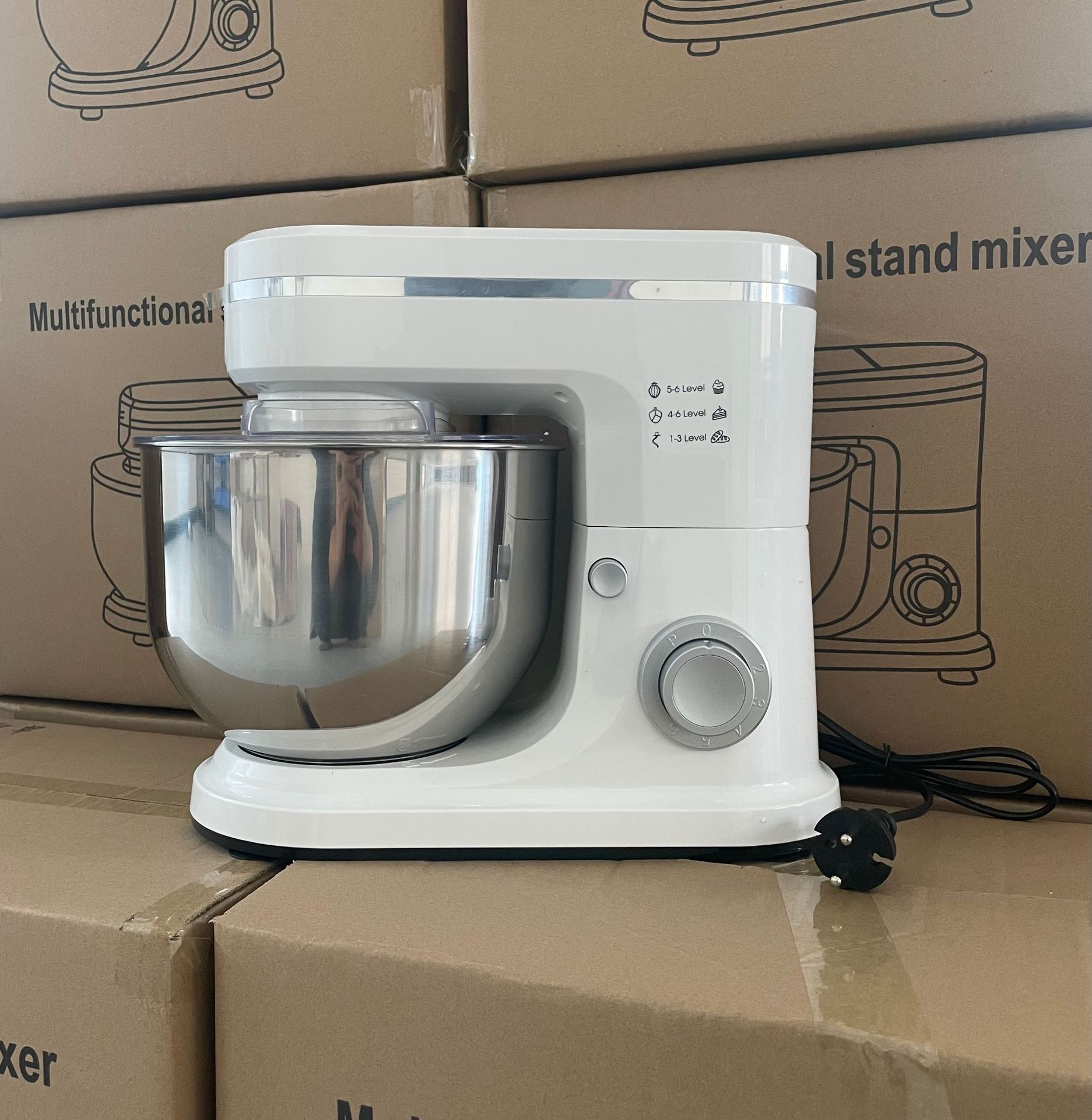 Bargain Export Chef Machine Small Dough Mixer Fully Automatic Kneading Machine Timer Multifunctional Mixer Egg Beater