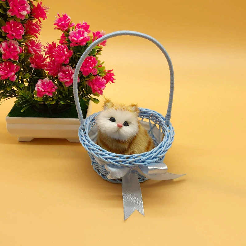 Корзина, игрушка, кот, подарок на день рождения