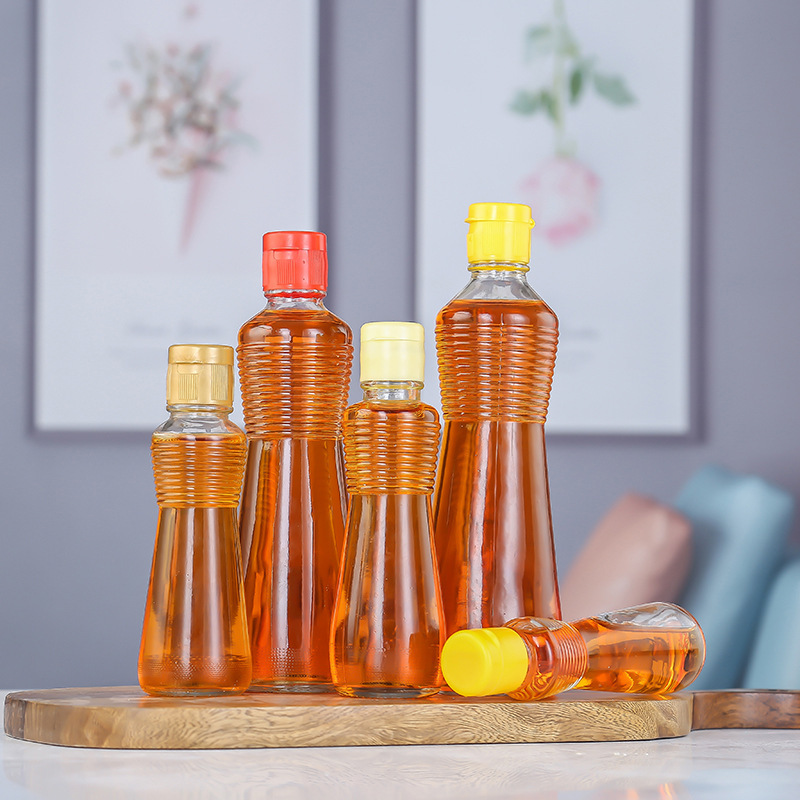 螺丝麻油瓶分装瓶金龙山茶油玻璃瓶油瓶酱油瓶包装芝麻香油瓶