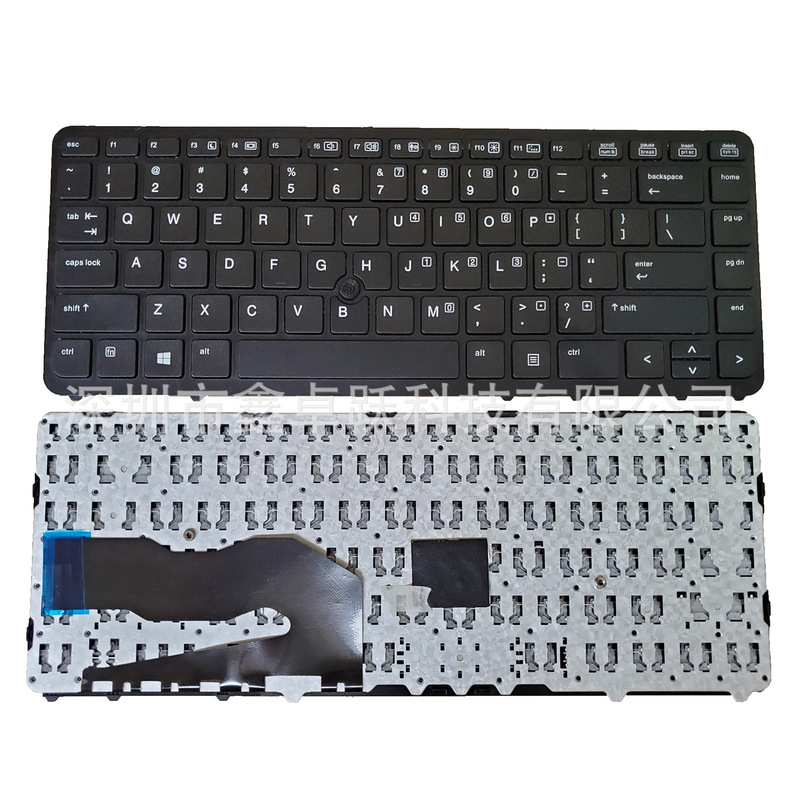 US applicable to HP Elitebook 840 G 1 850 G 1 840 G2 zbook 14 keyboard black frame with Rod